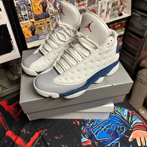 Nike Air Jordan 13 (XIII) French Blue/ Cool Grey Mens size 10.5 - Picture 2 of 5